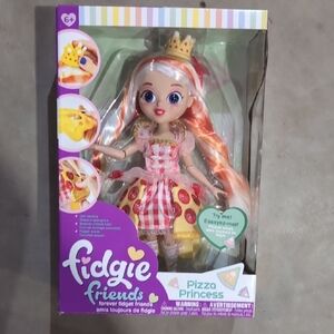 Pizza Princess Doll with Pink Hair